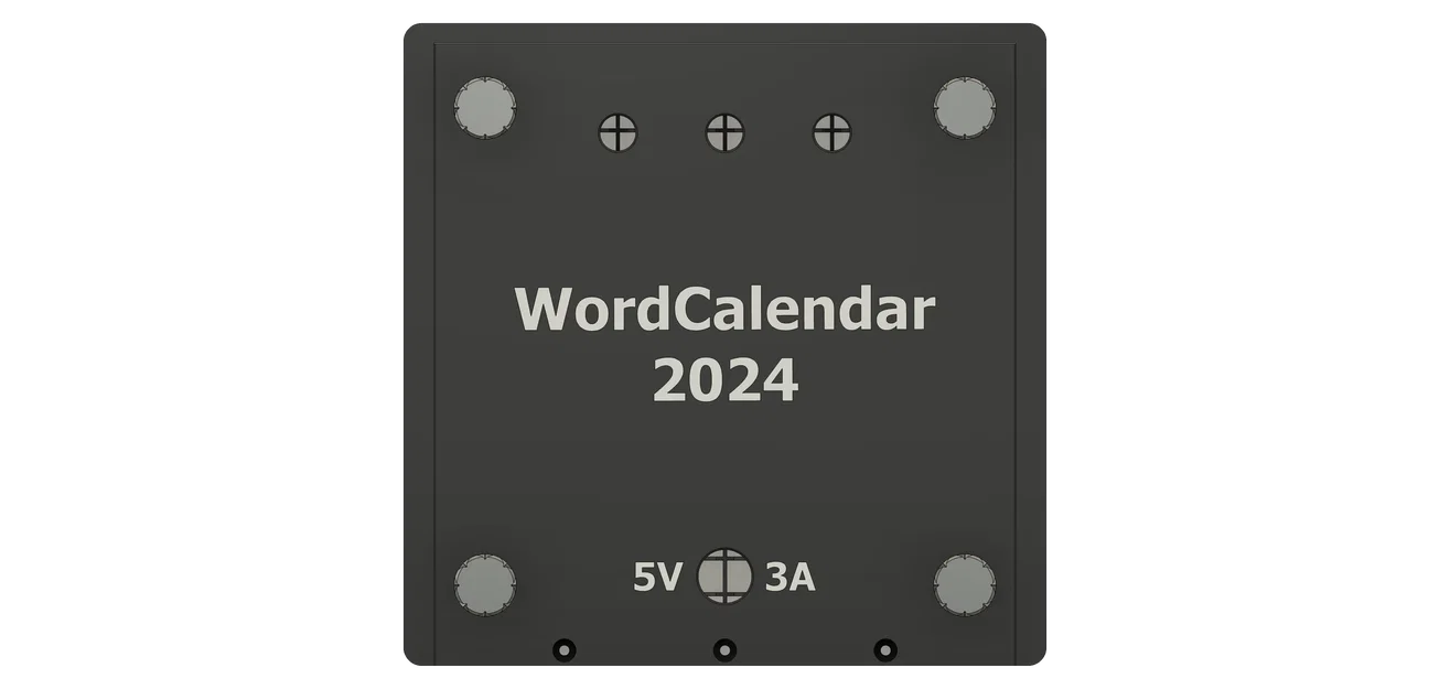 WordCalendar 16x16 - 2024: Lịch hiển thị bằng chữ độc đáo - Image 12