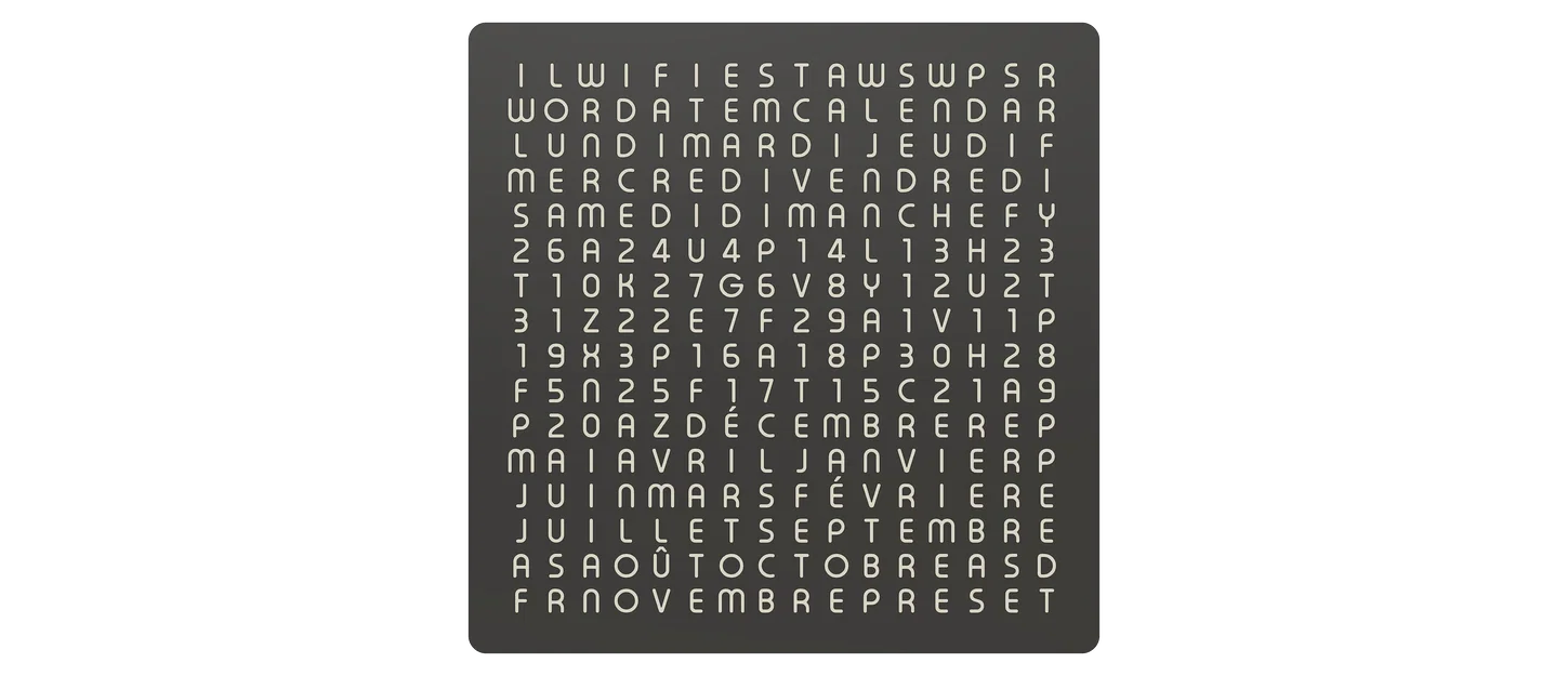 WordCalendar 16x16 - 2024: Lịch hiển thị bằng chữ độc đáo - Image 14