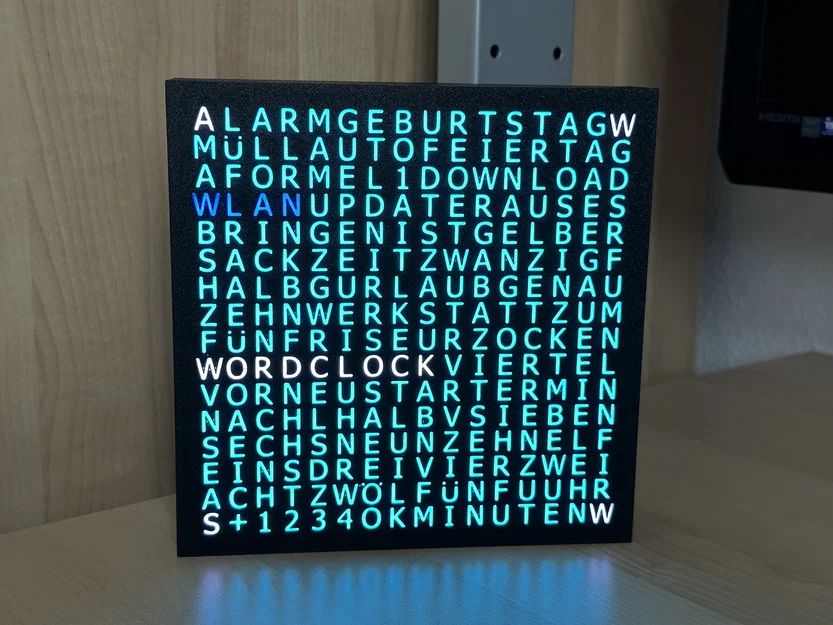 WordClock 16x16 LED matrix - Đồng hồ chữ thông minh - Image 10