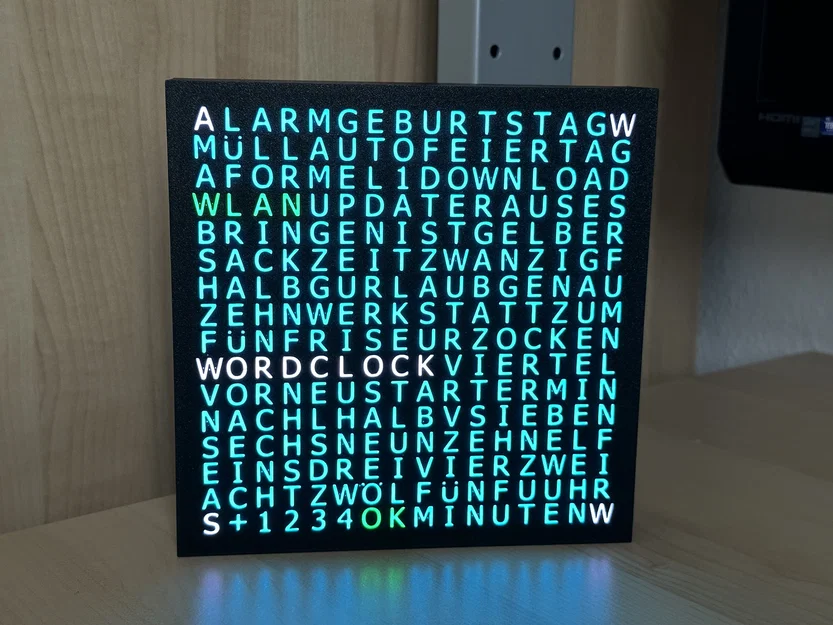 WordClock 16x16 LED matrix - Đồng hồ chữ thông minh - Image 11
