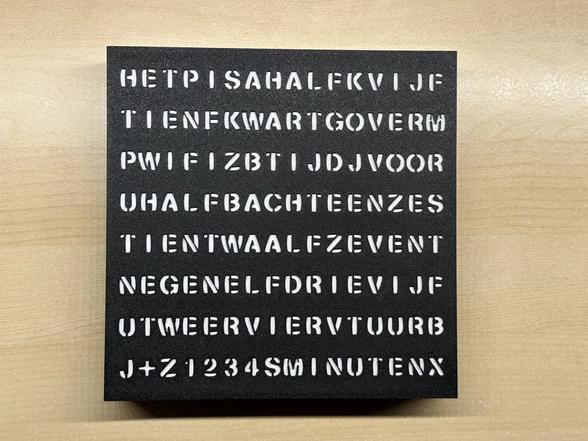 WordClock 16x8 LED matrix (2023-V1) - Đồng hồ LED thông minh - Image 6