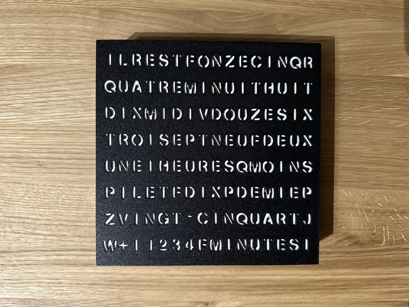 WordClock 16x8 LED matrix (2023-V1) - Đồng hồ LED thông minh - Image 9