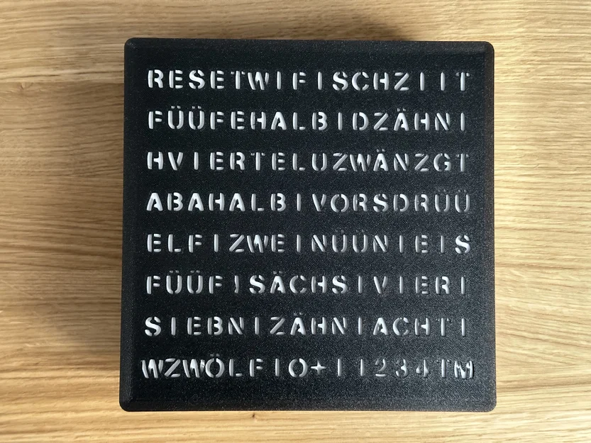 WordClock 16x8 LED matrix (2023-V1) - Đồng hồ LED thông minh - Image 10