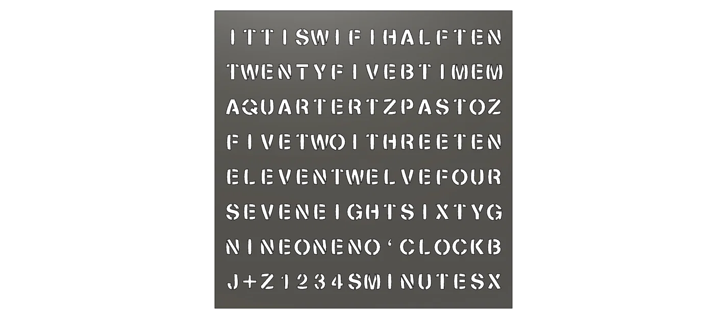 WordClock 16x8 LED matrix (2023-V1) - Đồng hồ LED thông minh - Image 11