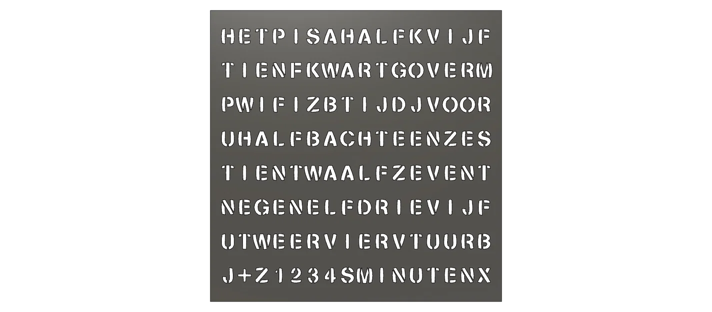 WordClock 16x8 LED matrix (2023-V1) - Đồng hồ LED thông minh - Image 13