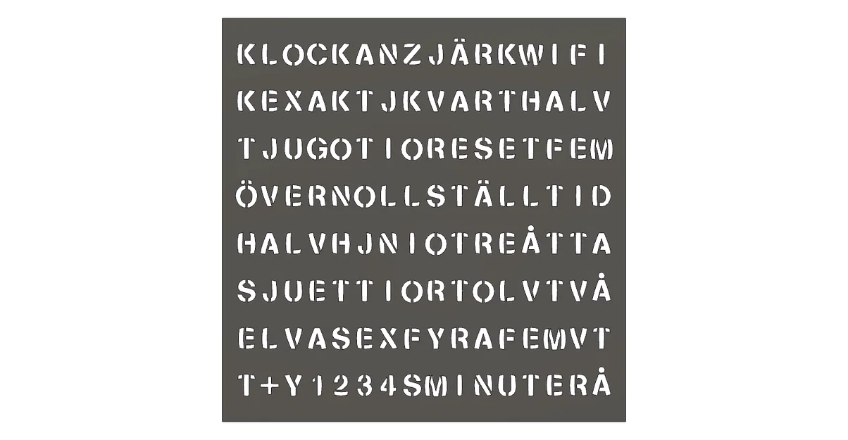 WordClock 16x8 LED matrix (2023-V1) - Đồng hồ LED thông minh - Image 14