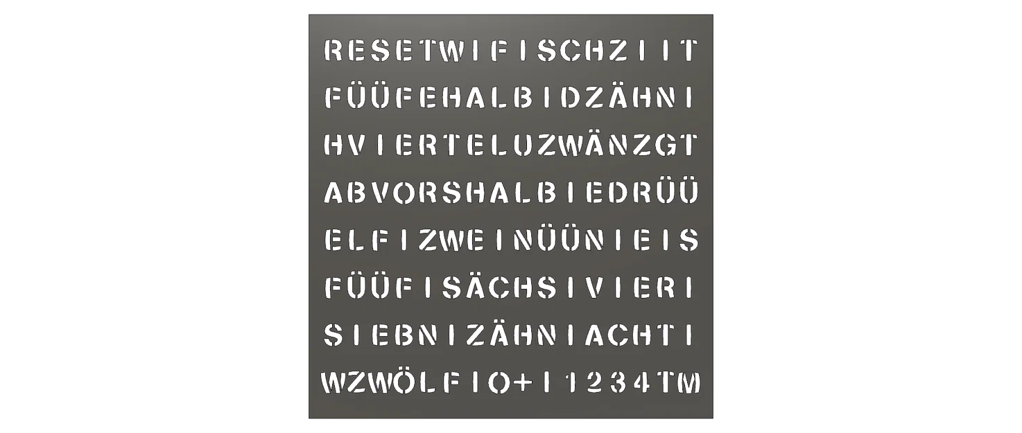 WordClock 16x8 LED matrix (2023-V1) - Đồng hồ LED thông minh - Image 17