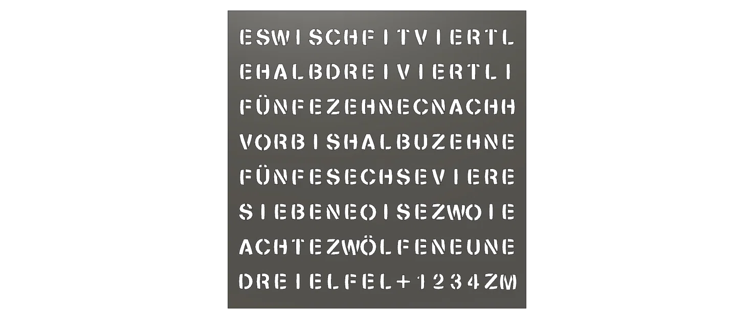 WordClock 16x8 LED matrix (2023-V1) - Đồng hồ LED thông minh - Image 18