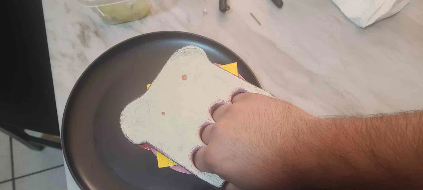 Mô hình Knuckle Sandwich - Đạo cụ 3D độc đáo - Image 3