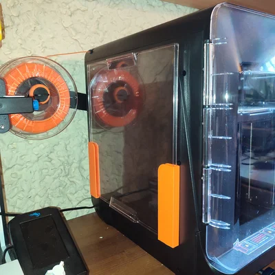 Bộ ray trượt gắn nắp máy in QiDi Q1 Pro tiện lợi gọn gàng