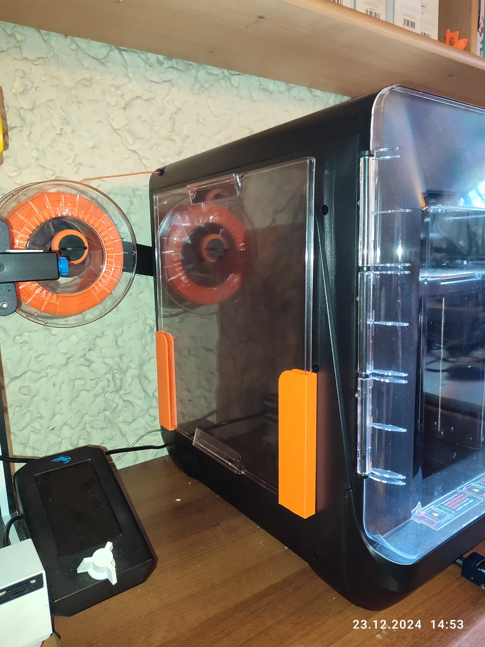 Bộ ray trượt gắn nắp máy in QiDi Q1 Pro tiện lợi gọn gàng 1