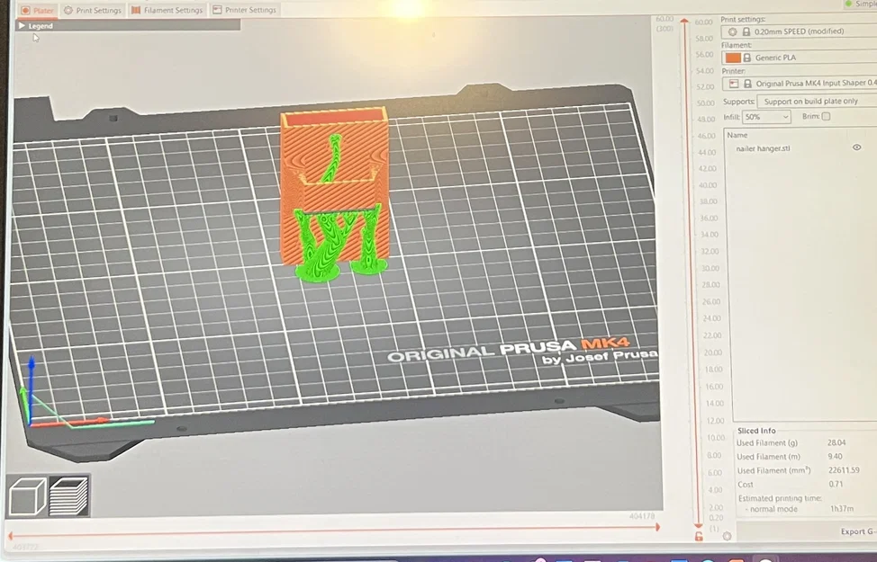 Giá treo súng bắn đinh Dewalt DCN660N in 3D gọn gàng, chắc chắn - Image 2