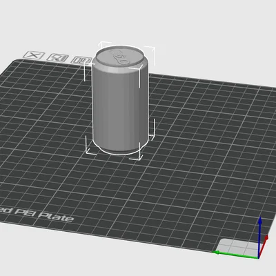 Mô hình lon nước ngọt, lon bia 0.33L in 3D trang trí độc đáo