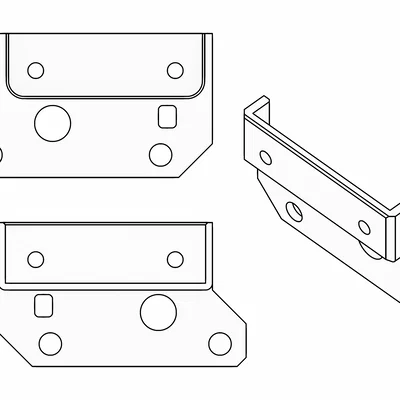 Pat gắn đầu in Sprite SE cho Ender-3 V2 NEO (Bracket)