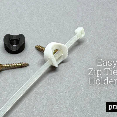Giá đỡ dây rút (Zip Tie Holder) tiện lợi