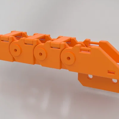 Drag Chain - Xích dẫn cáp có hỗ trợ bên