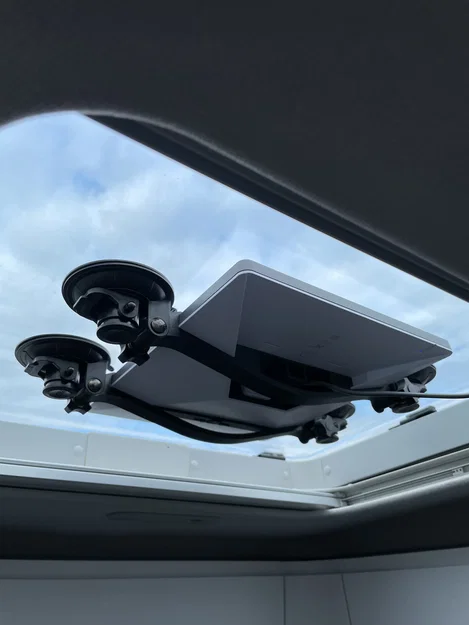 Ngàm hút chân không Starlink Mini cho cửa sổ xe hơi, xe cắm trại - Image 1