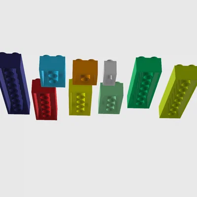 Bộ Sưu Tập Gạch Lego 2x1 : 2x9