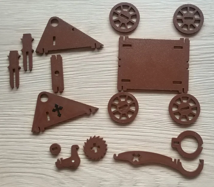 Mô hình máy bắn đá Kitcard Catapult - Image 4