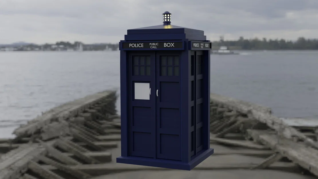 Mô hình TARDIS 3D - Cỗ máy thời gian từ phim Dr. Who - Image 1