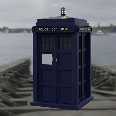 Mô hình TARDIS 3D - Cỗ máy thời gian từ phim Dr. Who