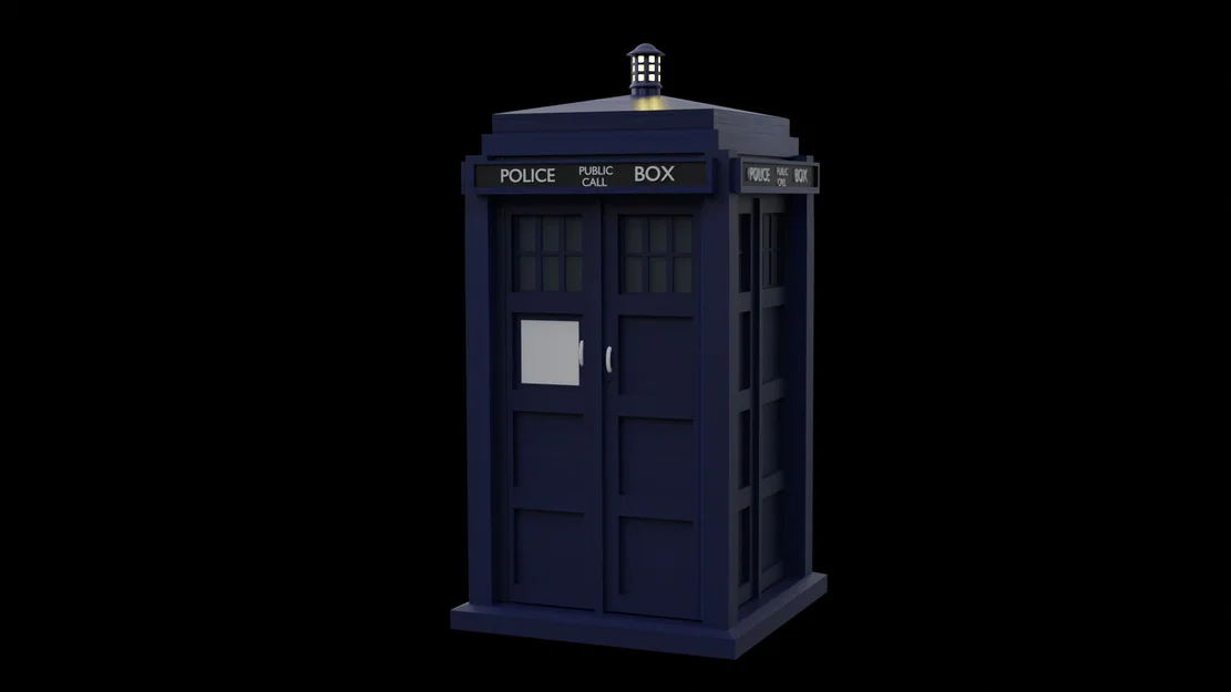 Mô hình TARDIS 3D - Cỗ máy thời gian từ phim Dr. Who - Image 2