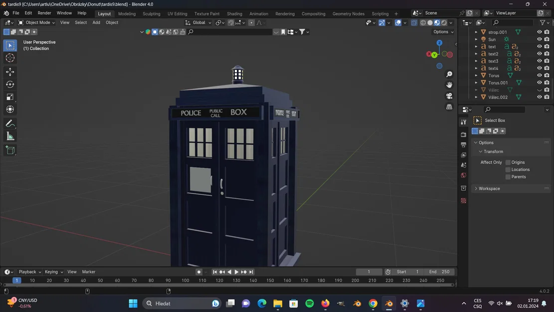 Mô hình TARDIS 3D - Cỗ máy thời gian từ phim Dr. Who - Image 4