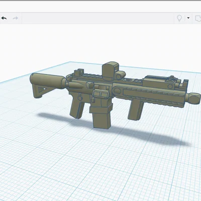 Mô hình MK18 với tay cầm dọc (Vertical Foregrip)