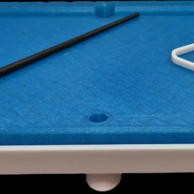 Mô hình bàn bida mini in 3D - Giải trí sáng tạo tại nhà