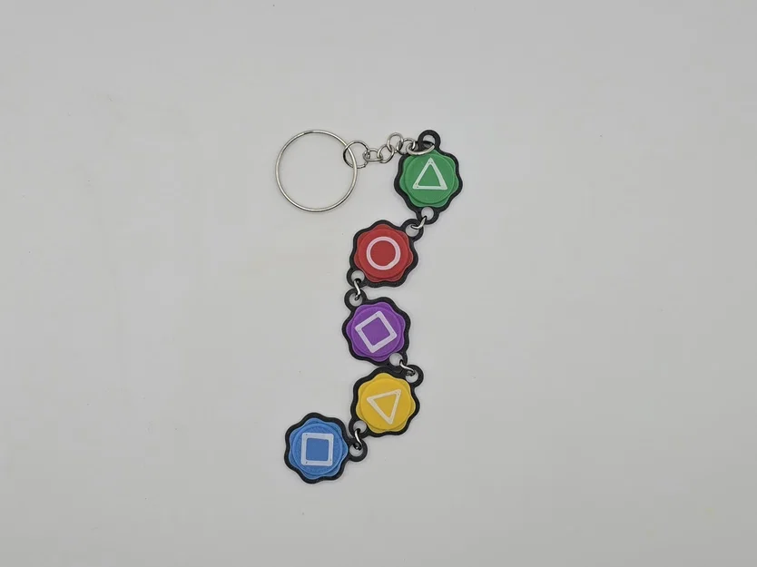 Bộ Móc Khóa Gonggi Squid Game - Trò Chơi Tuổi Thơ Hàn Quốc (Bản Remix) - Image 1