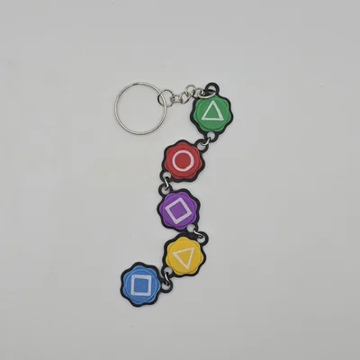 Bộ Móc Khóa Gonggi Squid Game - Trò Chơi Tuổi Thơ Hàn Quốc (Bản Remix)