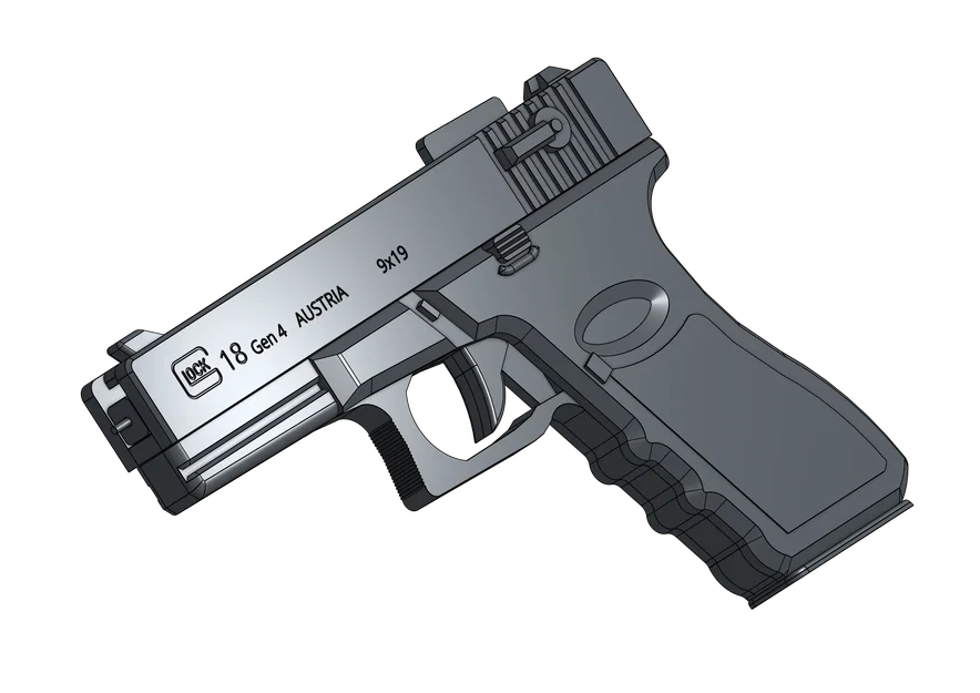 Súng Glock 18 (Mô hình bắn dây thun có cơ chế Blowback) - Image 7