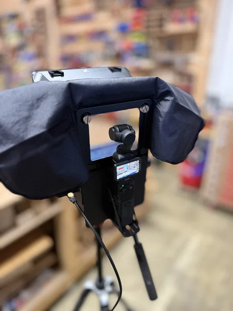 Ngàm chuyển DJI Osmo Pocket 3 cho Elgato Prompter (In 3D) - Image 1