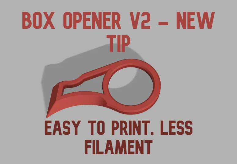 Dụng cụ mở thùng hàng EASIER BOX CUTTER V2.0 - Nhỏ gọn, dễ in - Image 1