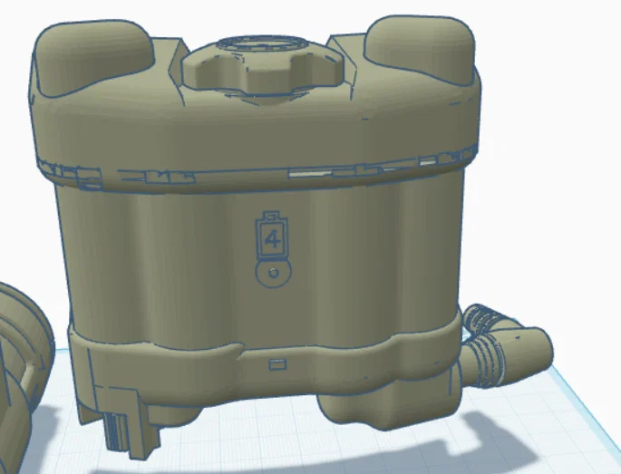 Hộp đựng pin cho mũ bảo hiểm Airsoft và thiết bị NVG (Battery Box) - Image 1