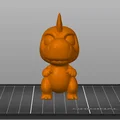 Mô hình chú khủng long mini dễ thương (Cute Dinosaur) cho máy in 3D - Thumbnail 5
