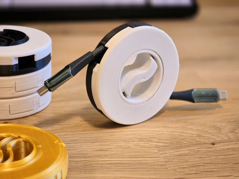 Bộ cuốn dây cáp Parametric có thể xếp chồng (1 hoặc 2 chiều) kèm file FreeCAD - Image 7