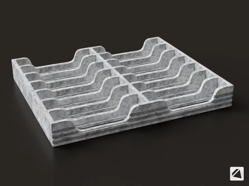 Kệ để băng Gameboy - hỗ trợ lưới đa dạng và tùy chỉnh tham số - Image 3