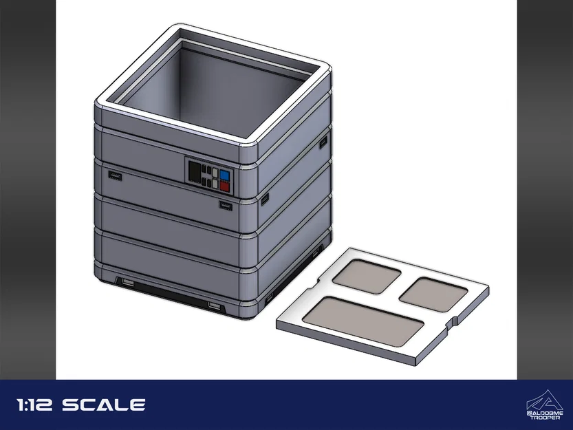 Mô hình thùng hàng Imperial Crate - Tỉ lệ 1:12 - Image 1