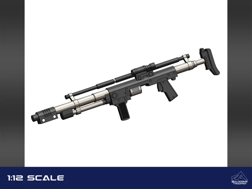 Mô hình súng trường T7 Ion Disruptor tỉ lệ 1:12 - Image 1