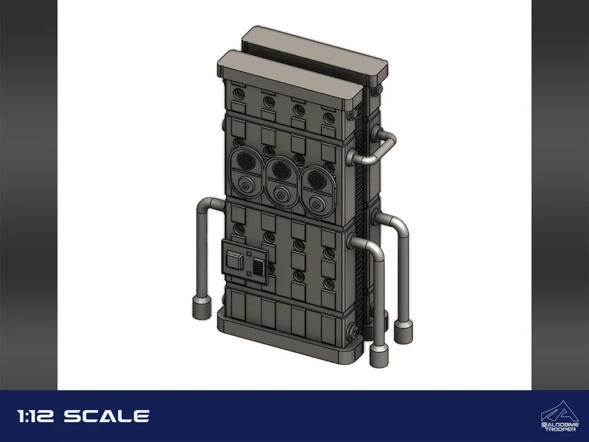 Mô hình máy phát điện Tatooine 1:12 cho Star Wars Diorama - Image 1