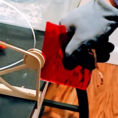 Dụng cụ dán băng keo đồng (Stained Glass Foiler) in 3D