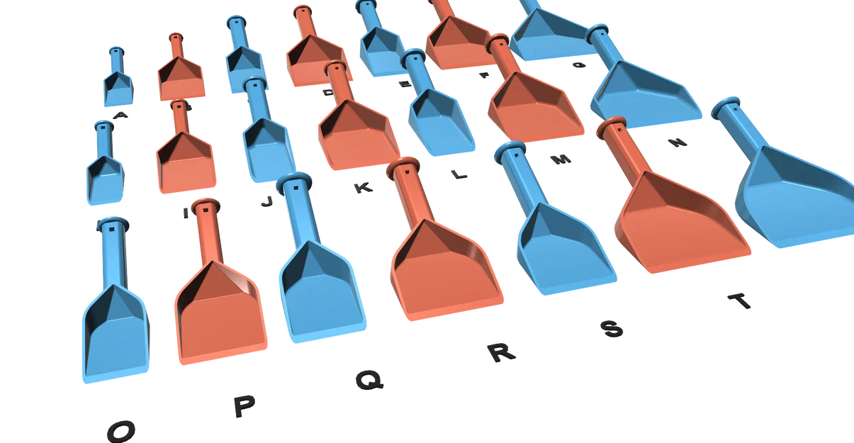 Mô hình xẻng xúc đa năng dễ in, không cần support, đã kiểm tra thực tế - Image 1