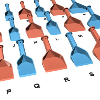 Mô hình xẻng xúc đa năng dễ in, không cần support, đã kiểm tra thực tế