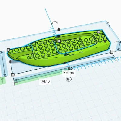 Mô hình thuyền cướp biển nhỏ tương thích LEGO - In 3D cực chất