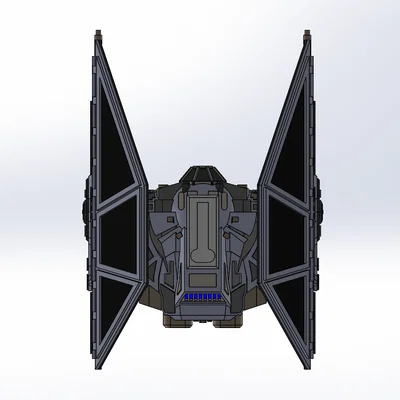 Mô hình Star Wars Tie Advanced / Tie Avenger theo tỷ lệ X-wing (Đã cập nhật)