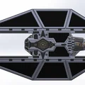 Mô hình Star Wars Tie Advanced / Tie Avenger theo tỷ lệ X-wing (Đã cập nhật) - Thumbnail 6