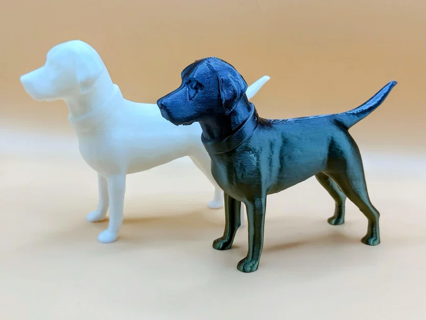 Mô hình chú chó Labrador Retriever in 3D tinh xảo - Image 2