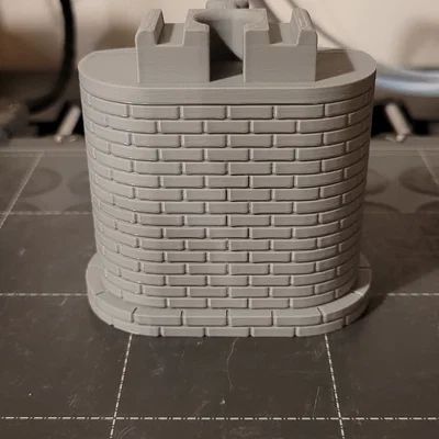 Trụ cầu đá 3D tương thích đường ray xe lửa gỗ Brio, IKEA