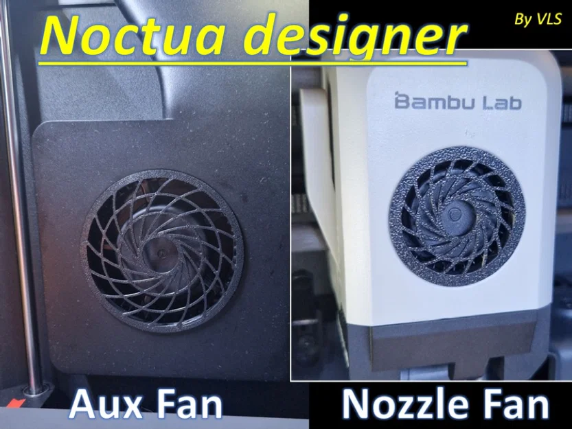 Bộ lưới tản nhiệt Noctua Grid Elite cho máy in 3D Bambu Lab P1S - Image 1